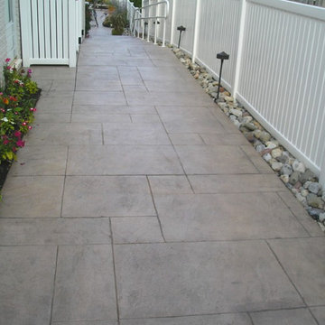 Stamped Concrete- Steps and Walkways