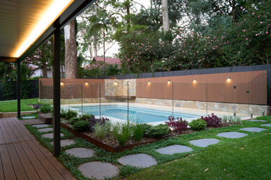 Contemporary pool in Sydney.