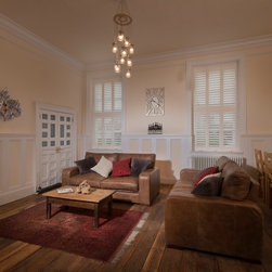 Tall Tier on Tier Shutters - Interior Shutters