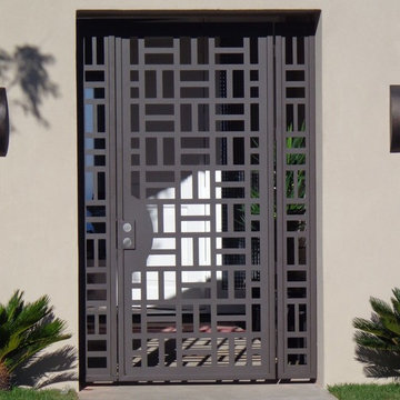 modern stainless steel gates