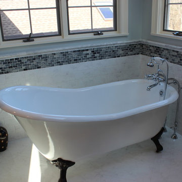 Traditional New England Colonial Remodel - Master Bath
