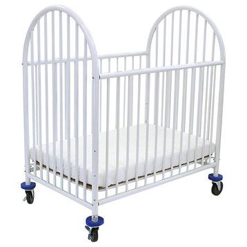 Arched Metal Compact Crib