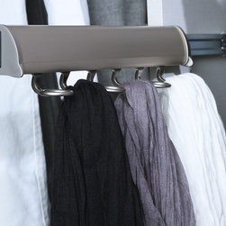 TAG Hardware | ELITE Scarf Rack in Matte Aluminum - Clothes Hangers