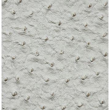 Light Grey, Textured Faux Ostrich Upholstery Vinyl By The Yard