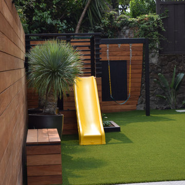 Mid-Century Modern Backyard - Oakland