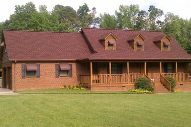 Example of a classic exterior home design in Raleigh