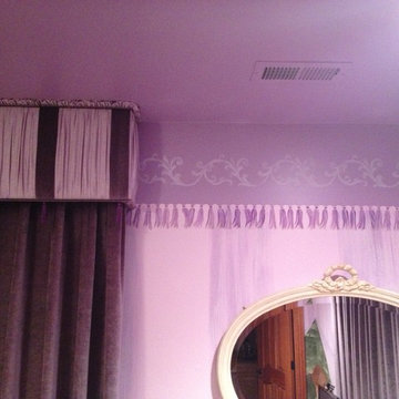 Katie's Tented Room  Roomscape Mural