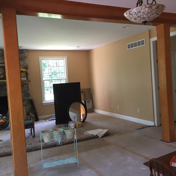 Faux Barn Wood Post and Beams