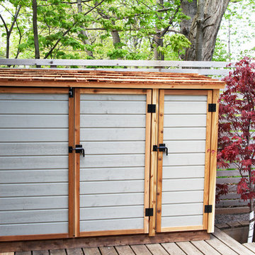 Shed for Garbage, Recycling and Green Bin