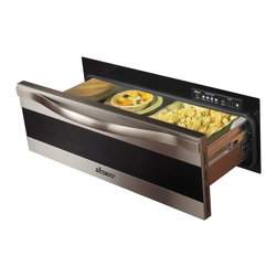 Dacor Renaissance 27" Warming Drawer, Stainless Trim W/ Black Glass | MWDH27S - Warming Drawers