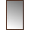 40"x68" Custom Framed Mirror, Embossed Brown