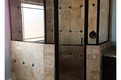Inspiration for a contemporary bathroom remodel in Atlanta