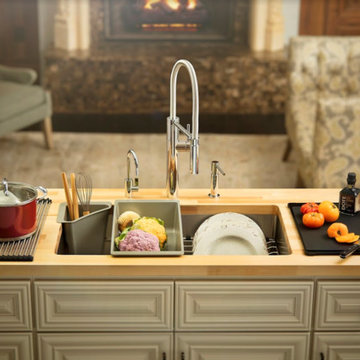 Pescara Stainless Steel Sinks and Faucets