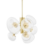 Hudson Valley Lighting - Opera 9-Light Pendant, Aged Brass - Features: