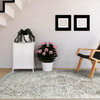 Dynamic Rugs Zen  Polyester Area Rug Gray 7.10X10.10