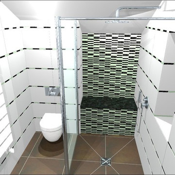 Kitchens Bathrooms and Bedrooms in Holiday home in Mid Wales