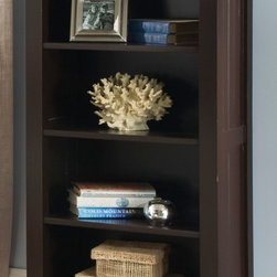 Office Bookcase in Espresso Finish, Shaker Cottage Style - Products