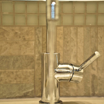 Home addition featuring master bathroom with Ofuro tub.