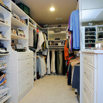 Master bathroom , closet and exercise room