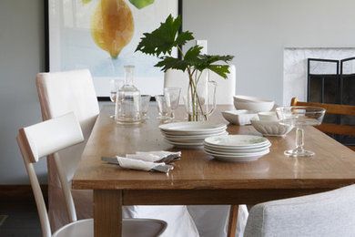Inspiration for a dining room remodel in Boston