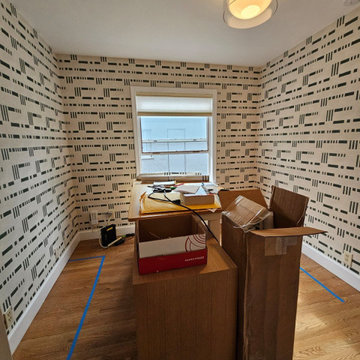 Office wallpaper installation Frisco, TX