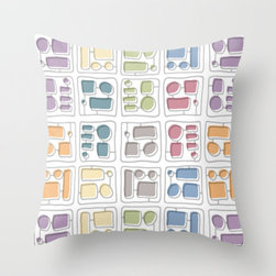 Daddy-O Mid Century Accent Throw Pillow - Decorative Pillows