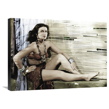"Hedy Lamarr" Stretched Canvas Giclee by Hollywood Photo Archive, 30x22"