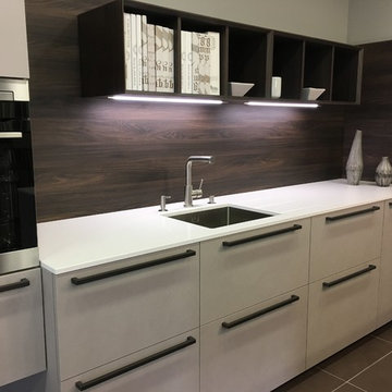 Cuisine moderne au design chic et minimaliste