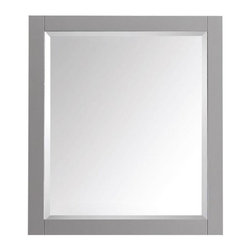 Avanity Corporation - Avanity 28" Mirror, Chilled Gray Finish - Bathroom Mirrors