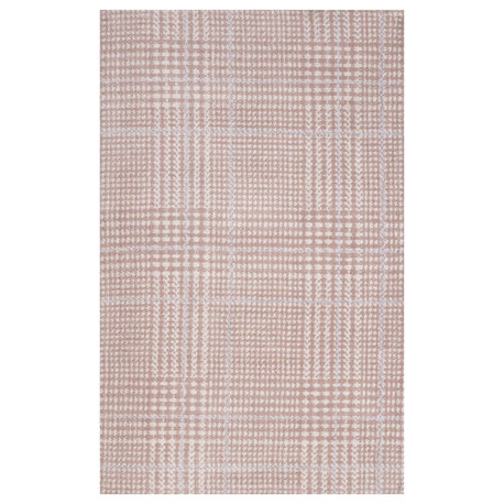 Kaja Criss-Cross Modern Abstract Area Rug - Soft & Cozy Polyester Microfiber - N