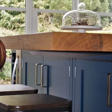 Blue and White Kitchen