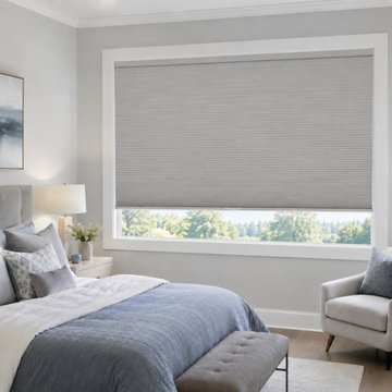 Blackout Cellular Shades for Large Bedroom Window