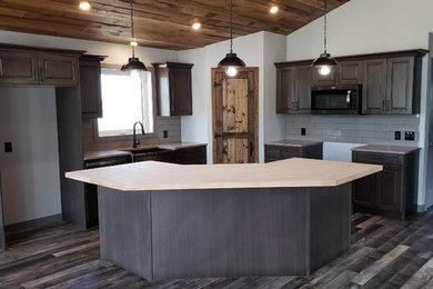 Kitchen - farmhouse kitchen idea in Other
