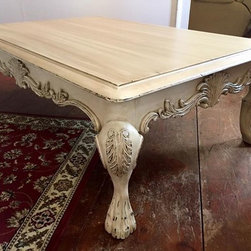 Large Ornate Coffee Table - Coffee And Accent Tables