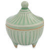 Temple Spire Celadon Ceramic Jar