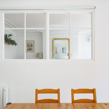 Sobriété contemporaine et charme haussmannien à Paris V