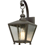 Troy Lighting - Troy Lighting B5191 Mumford - One Light Outdoor Small Wall Lantren - Mumford One Light Ou Bronze Clear Seeded  *UL Approved: YES Energy Star Qualified: n/a ADA Certified: n/a  *Number of Lights: Lamp: 1-*Wattage:60w E26 Medium Base bulb(s) *Bulb Included:No *Bulb Type:E26 Medium Base *Finish Type:Bronze