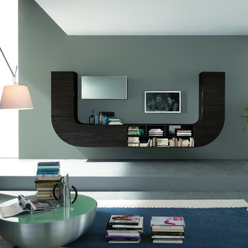 Modern Wall Unit Velvet Millenium 942 by Artigian Mobili Italy - $2,545.00