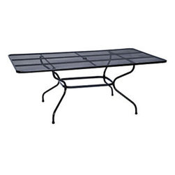 Kettler 42" x 75" Mesh Table - Outdoor Dining Tables