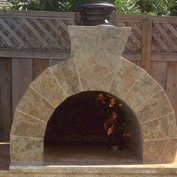 The Conetto Family Natural Gas Powered Brick Pizza Oven in California