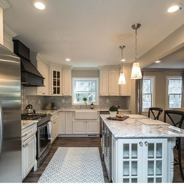 New Elegant Ivory Kitchen Cabients by FGM Cabinetry