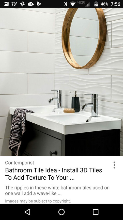 Bathroom Wave Tile, Wave Wall Tile