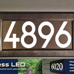 Address LED  - illuminated house numbers - House Numbers