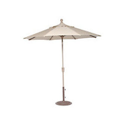 Christy Sports 7.5' Push Tilt Market Umbrella Champagne - Outdoor Umbrellas