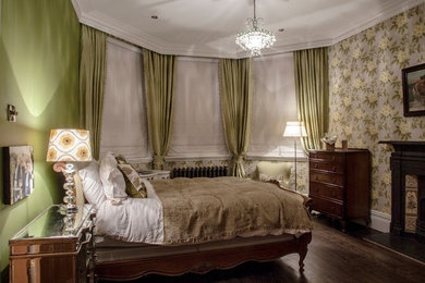 Inspiration for a contemporary bedroom in Manchester.