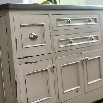 Heritage Paint Kitchen Island