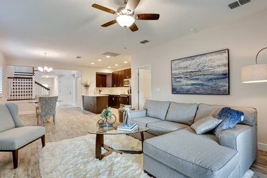 Inspiration for a living room remodel in Tampa