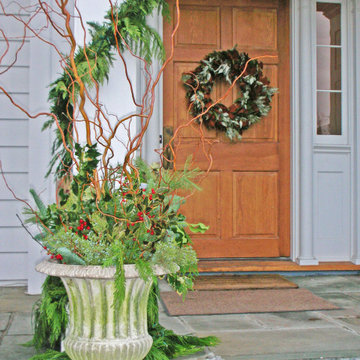 Festive Holiday Front Porch