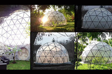 Biodome Glass Dome Greenhouse Pollux model