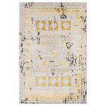 Livabliss - Venezia Updated Traditional Mustard, Bright Orange Area Rug, 9'3"x12'3" - Our pieces from the Venezia Collection exquisitely blend vintage and contemporary sensibilities of style to create designs that will last through the ages! Made with 50% Polyester, and 50% Polypropylene in Turkey. Spot Clean Only, One Year Limited Warranty.
